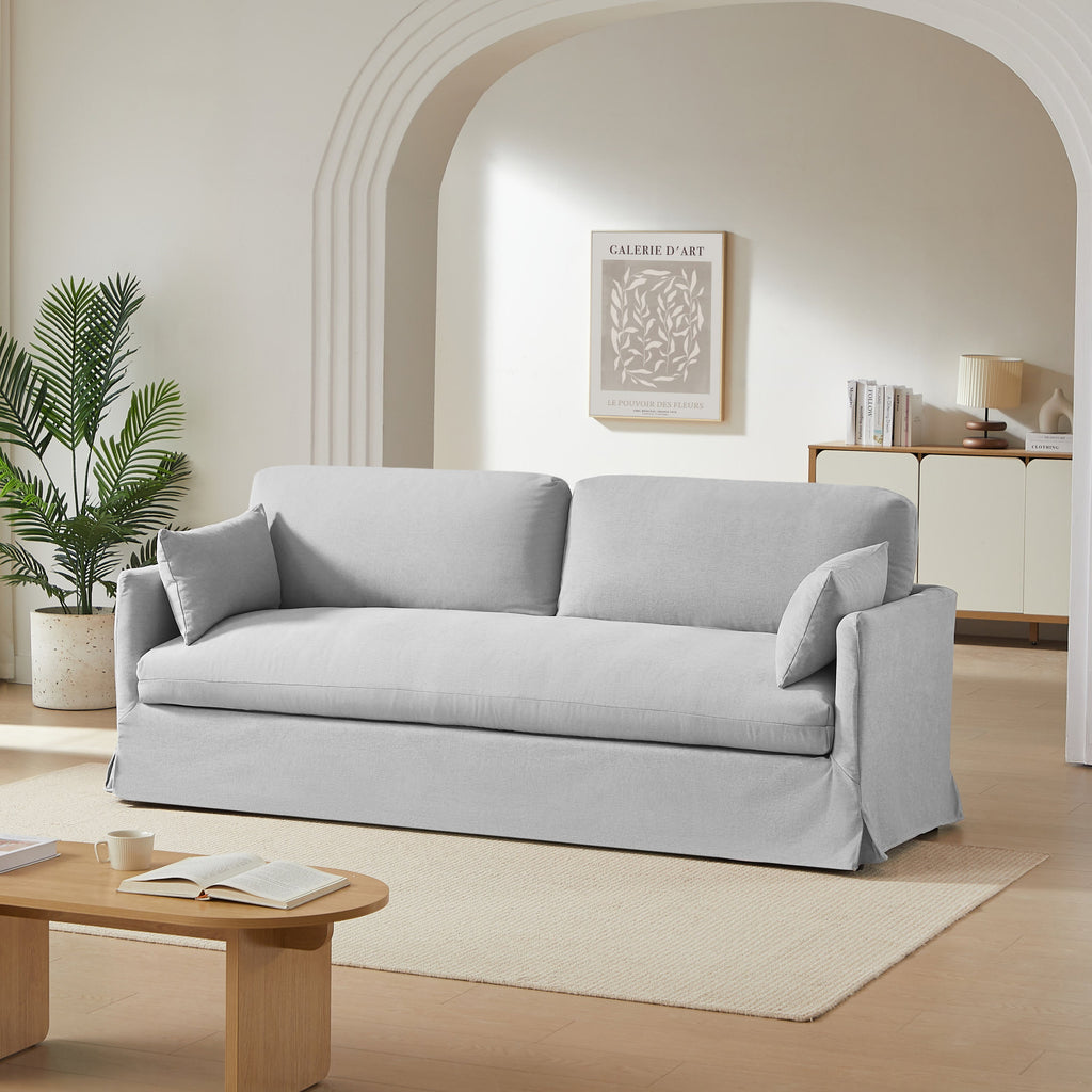 JATOBA Fabric Straight Sofa – Gray