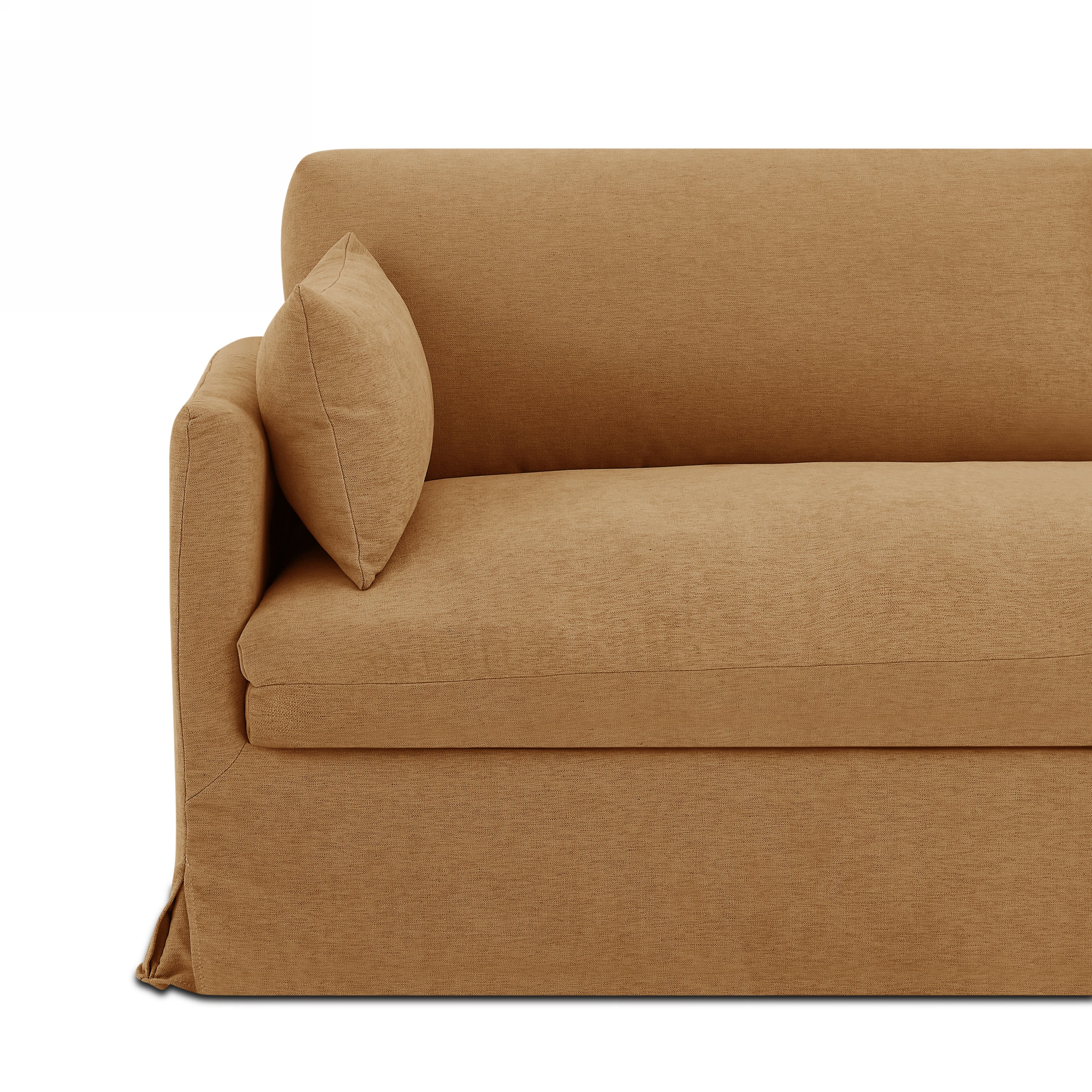 JATOBA Fabric Straight Sofa – Orange