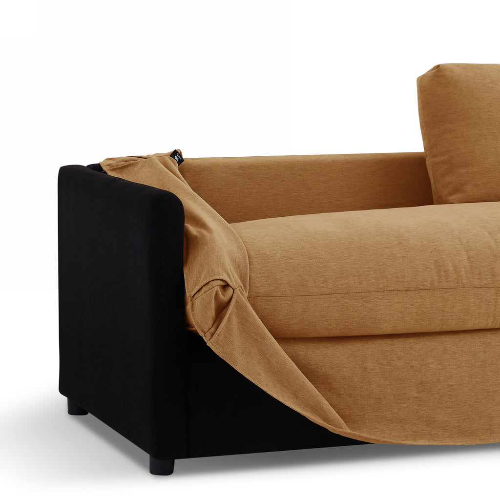 JATOBA Fabric Straight Sofa – Orange