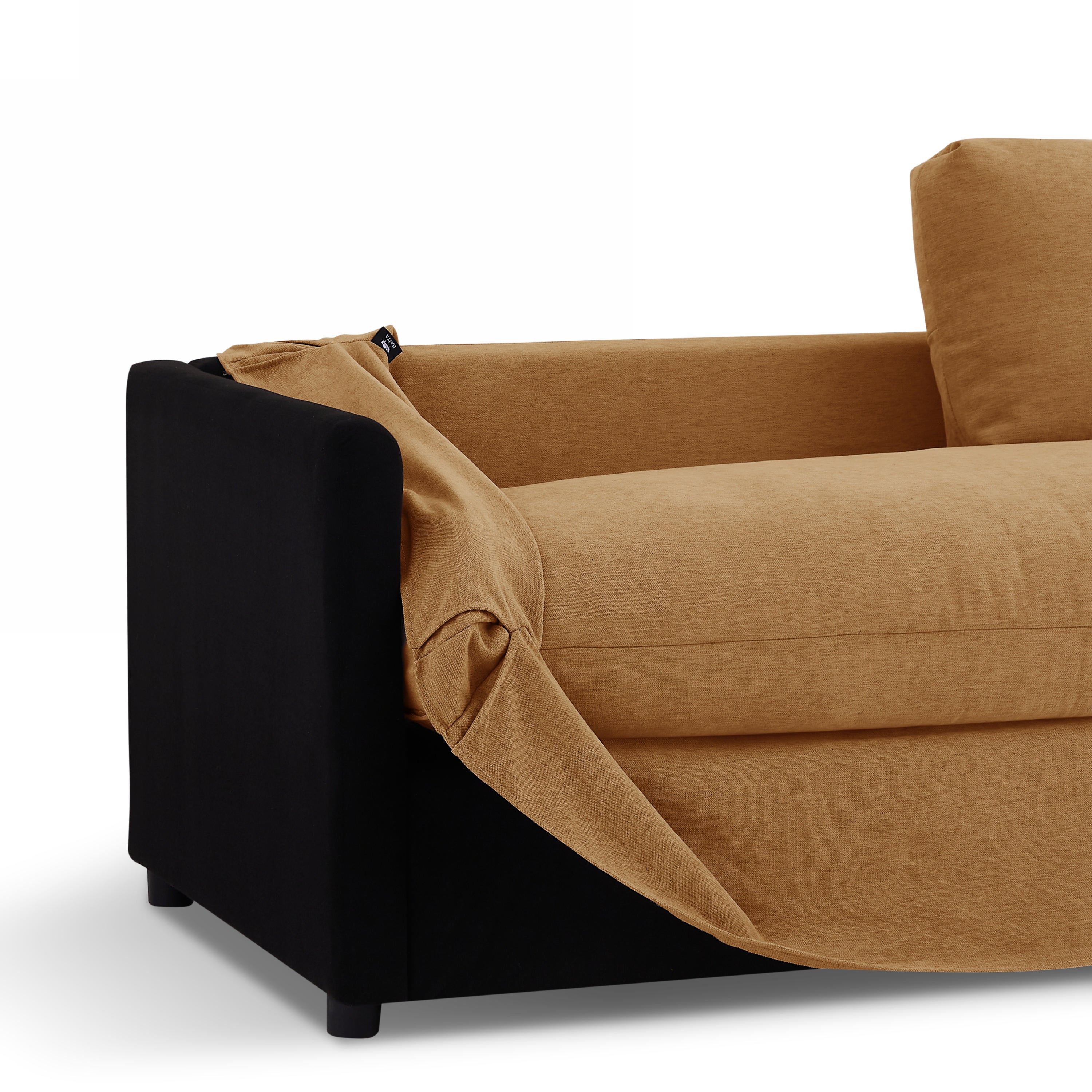 JATOBA Fabric Straight Sofa – Orange