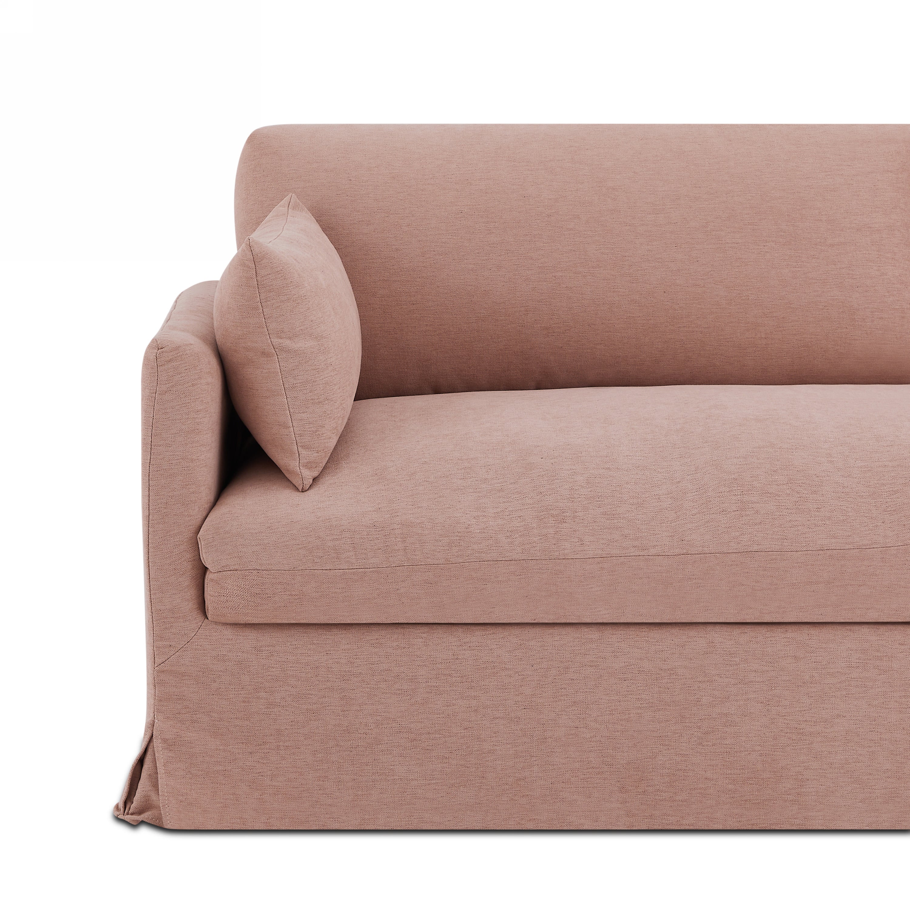 JATOBA Fabric Straight Sofa – Pink