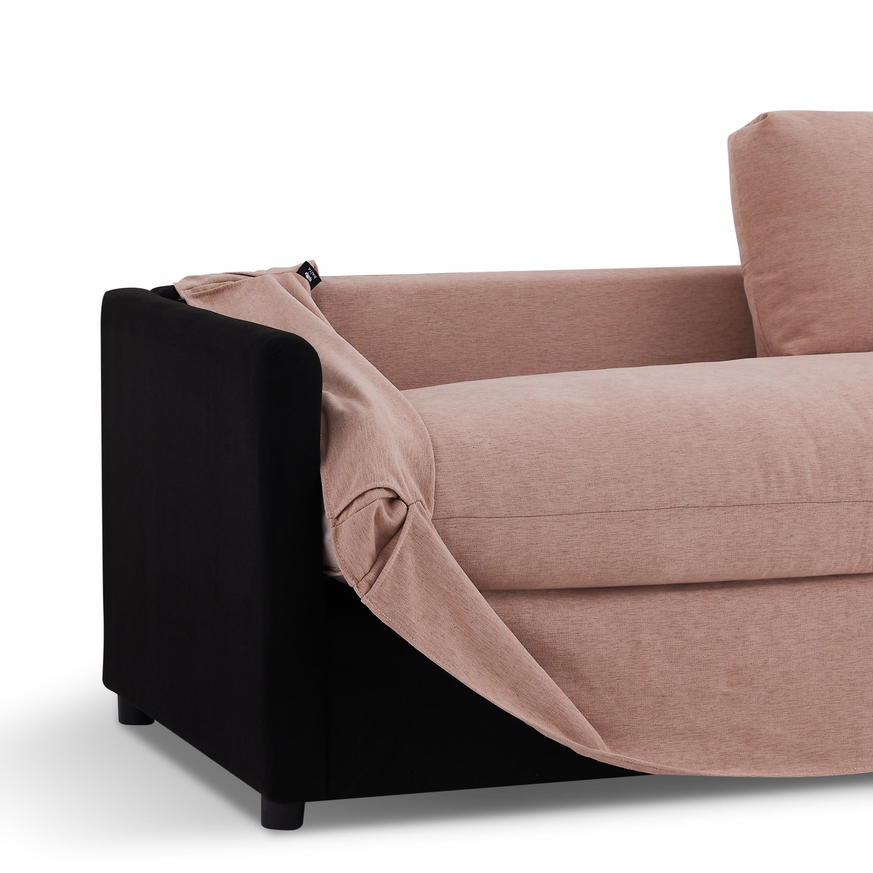 JATOBA Fabric Straight Sofa – Pink