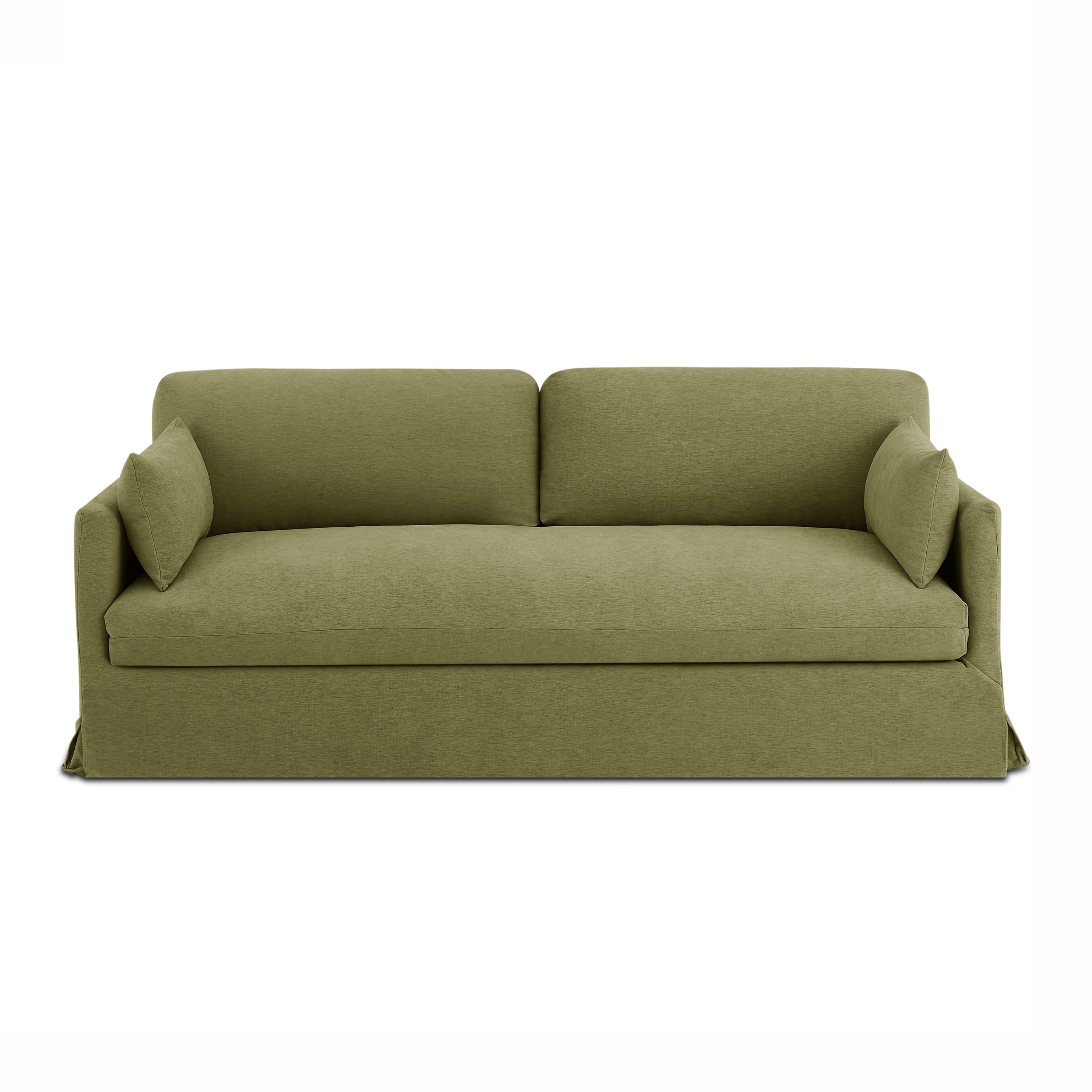 JATOBA Fabric Straight Sofa – Green