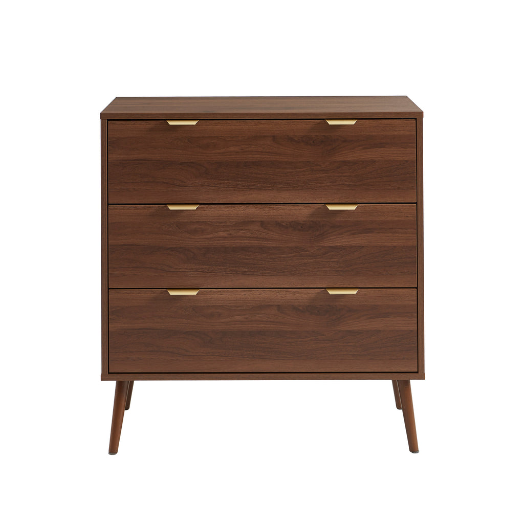 JEANNE Chest of Drawers with Storage – Walnut