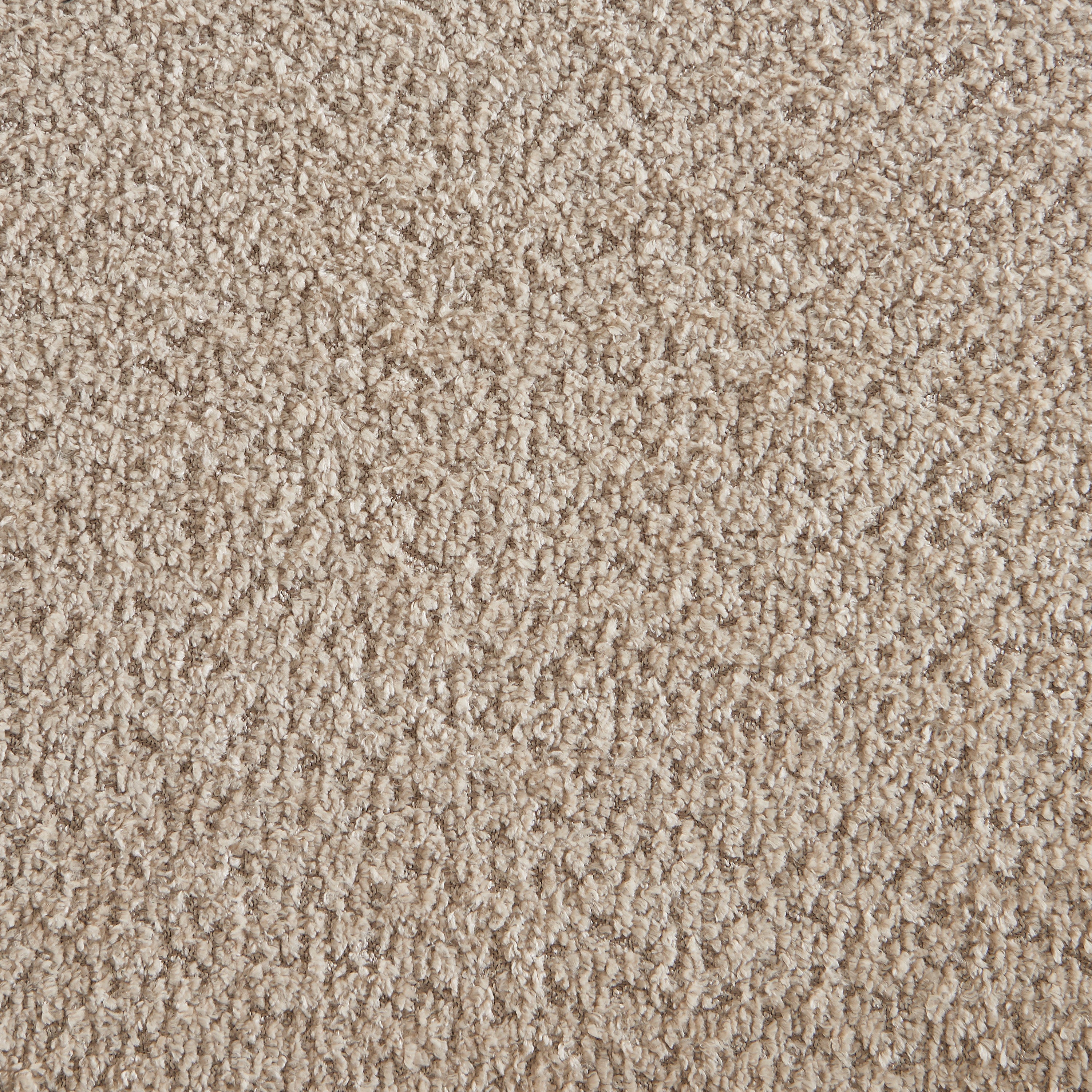 JOE Fixed 3-Seater Sofa – White Bouclé Fabric Living Room Furniture