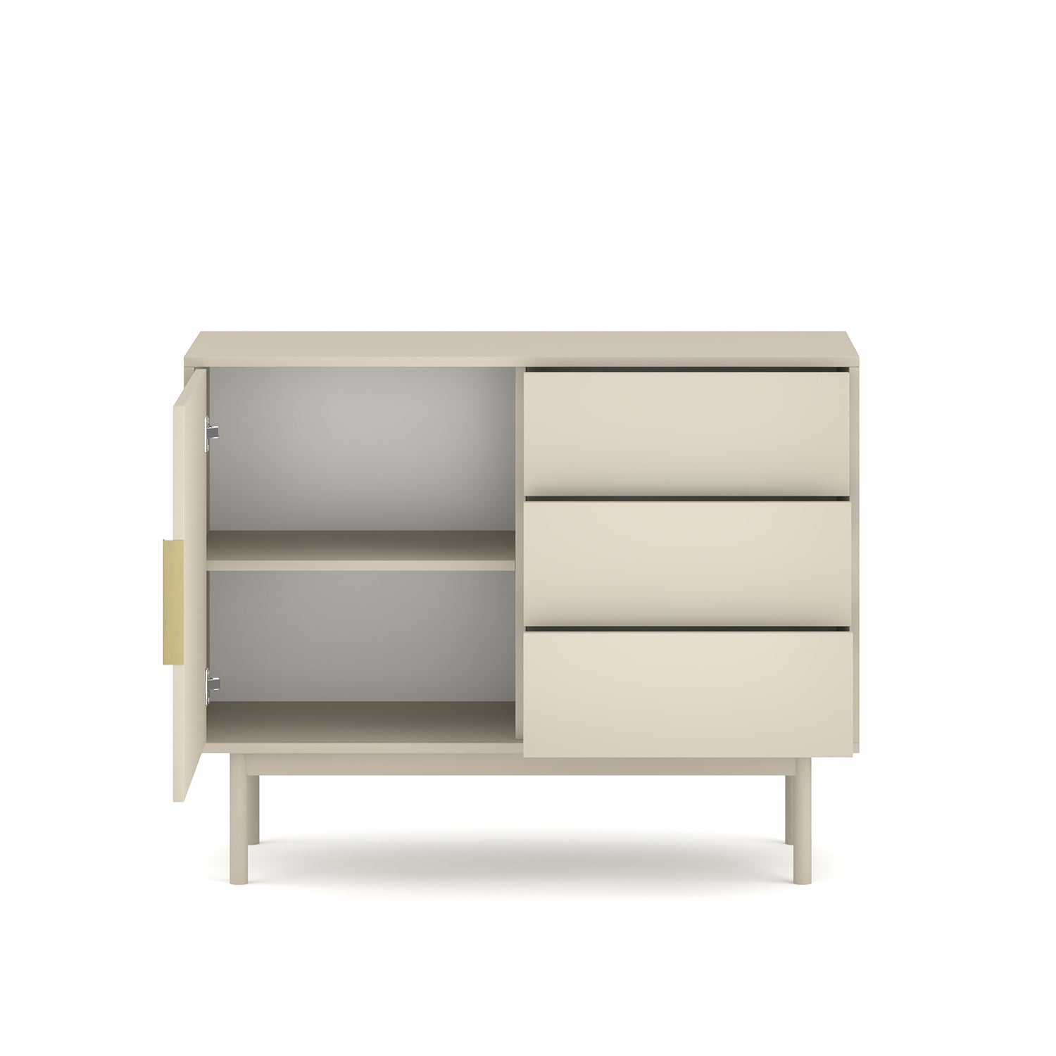 JONA Highboard with 3 drawers