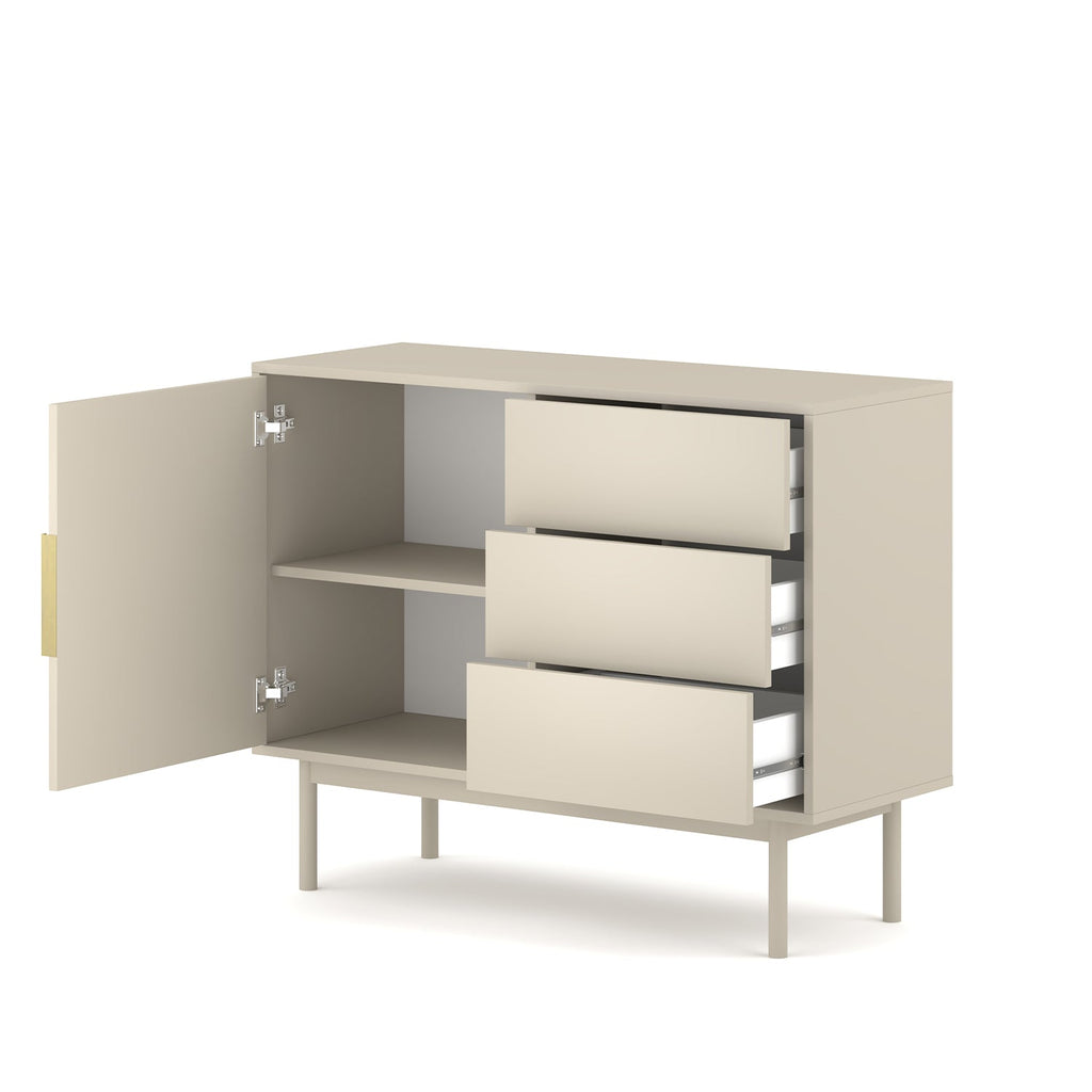 JONA Highboard with 3 drawers