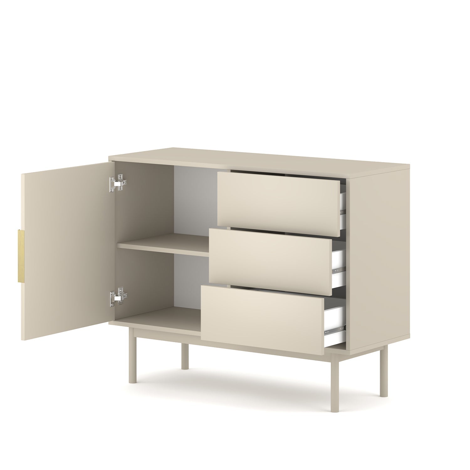 JONA Highboard with 3 drawers