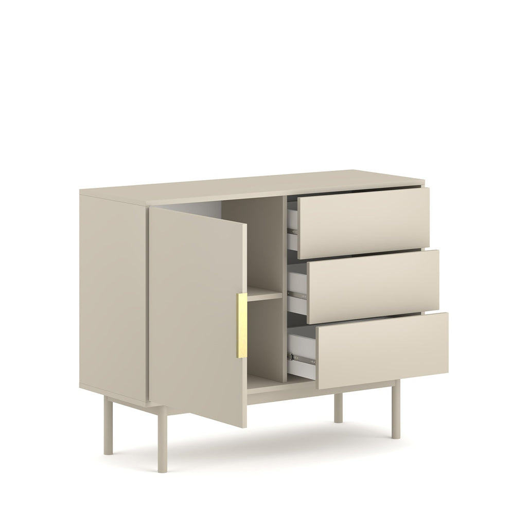 JONA Highboard with 3 drawers