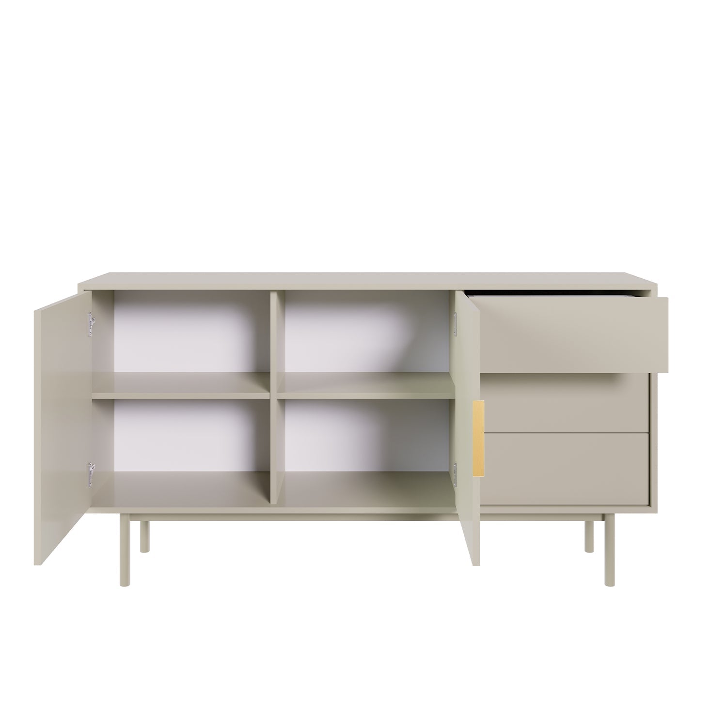 JONA Highboard, 2 doors, 3 drawers