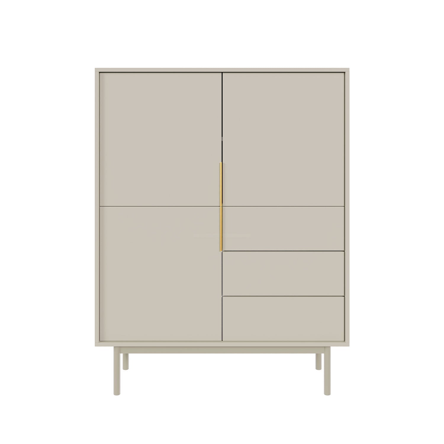 JONA Highboard, 3 doors, 3 drawers