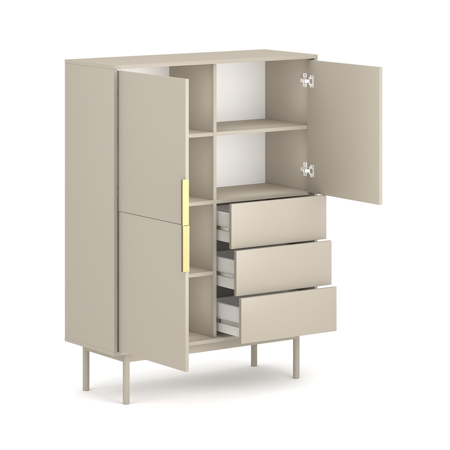 JONA Highboard, 3 doors, 3 drawers