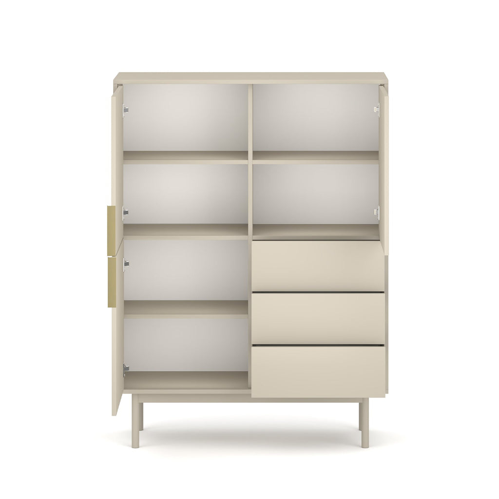 JONA Highboard, 3 doors, 3 drawers
