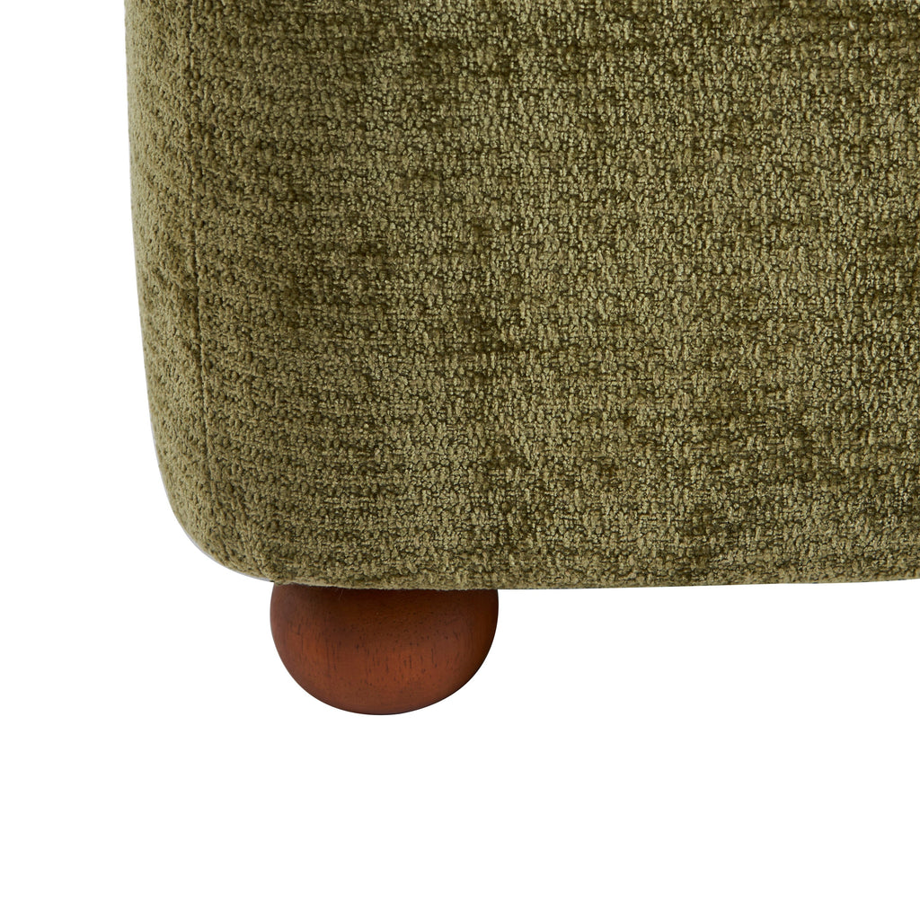 JUDY 30" Chenille Fabric Accent Chair - Green