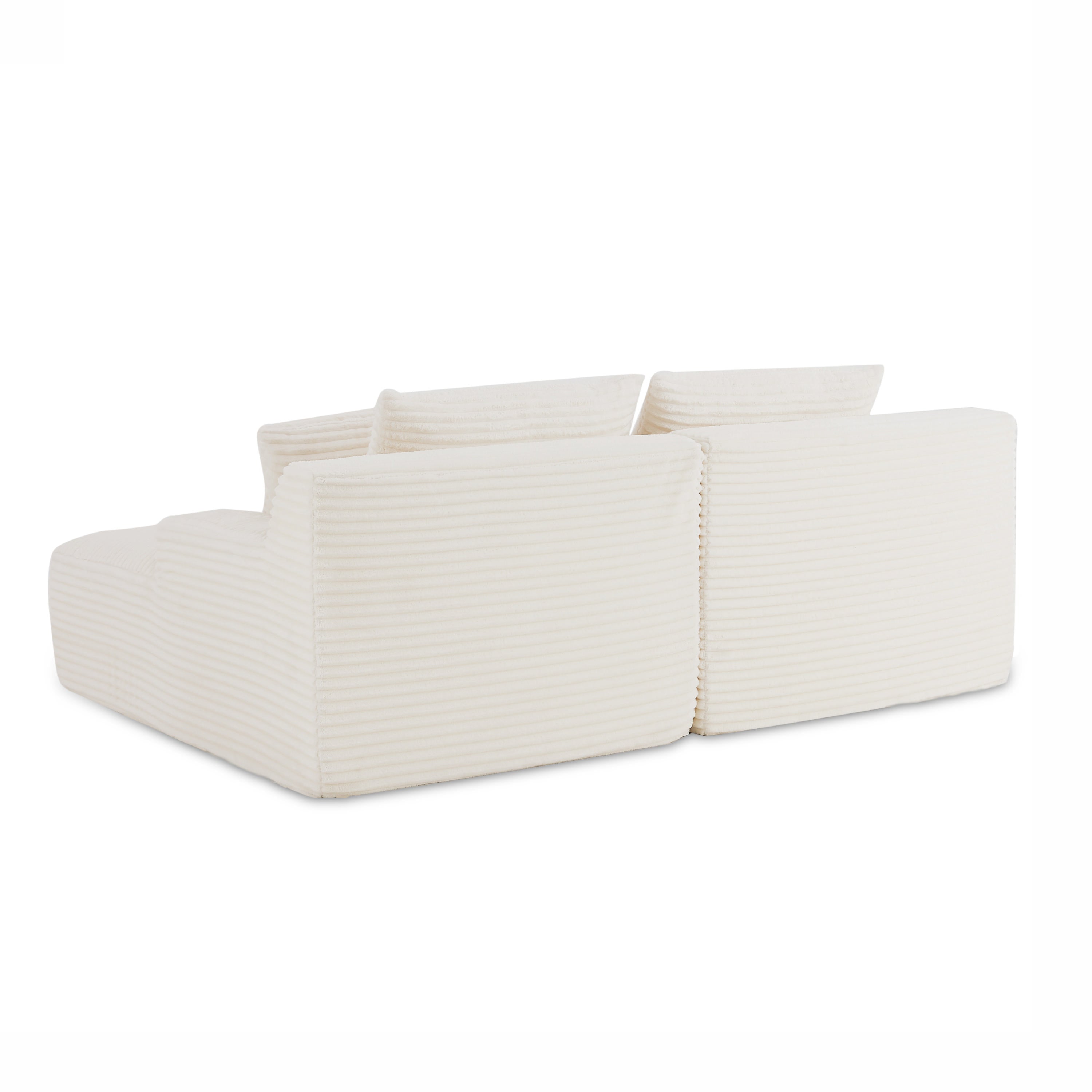 KENEDY 79'' 3-Seater Deep Sofa – Off White