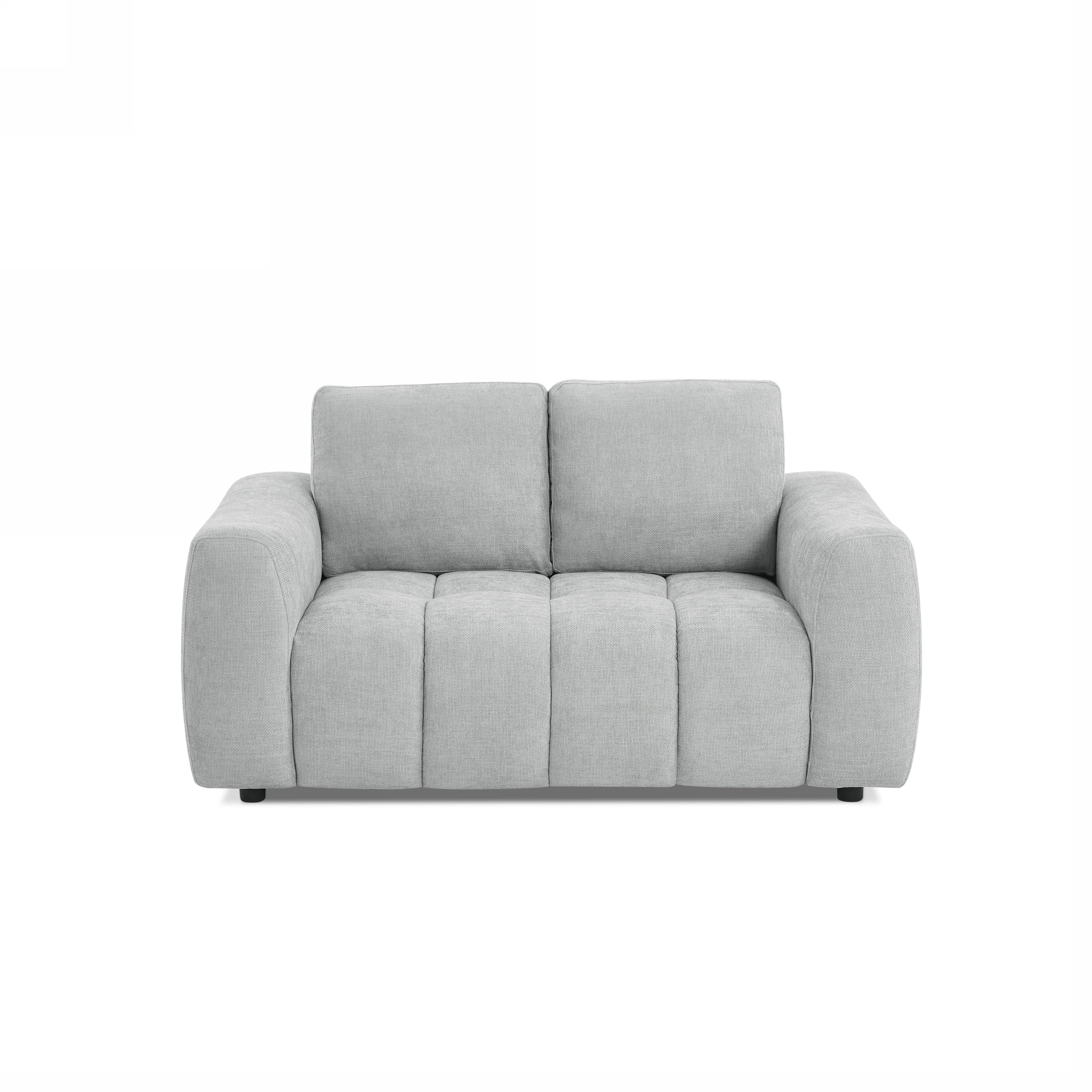 KEREA 61" Chenille Fabric Sofa - Gray