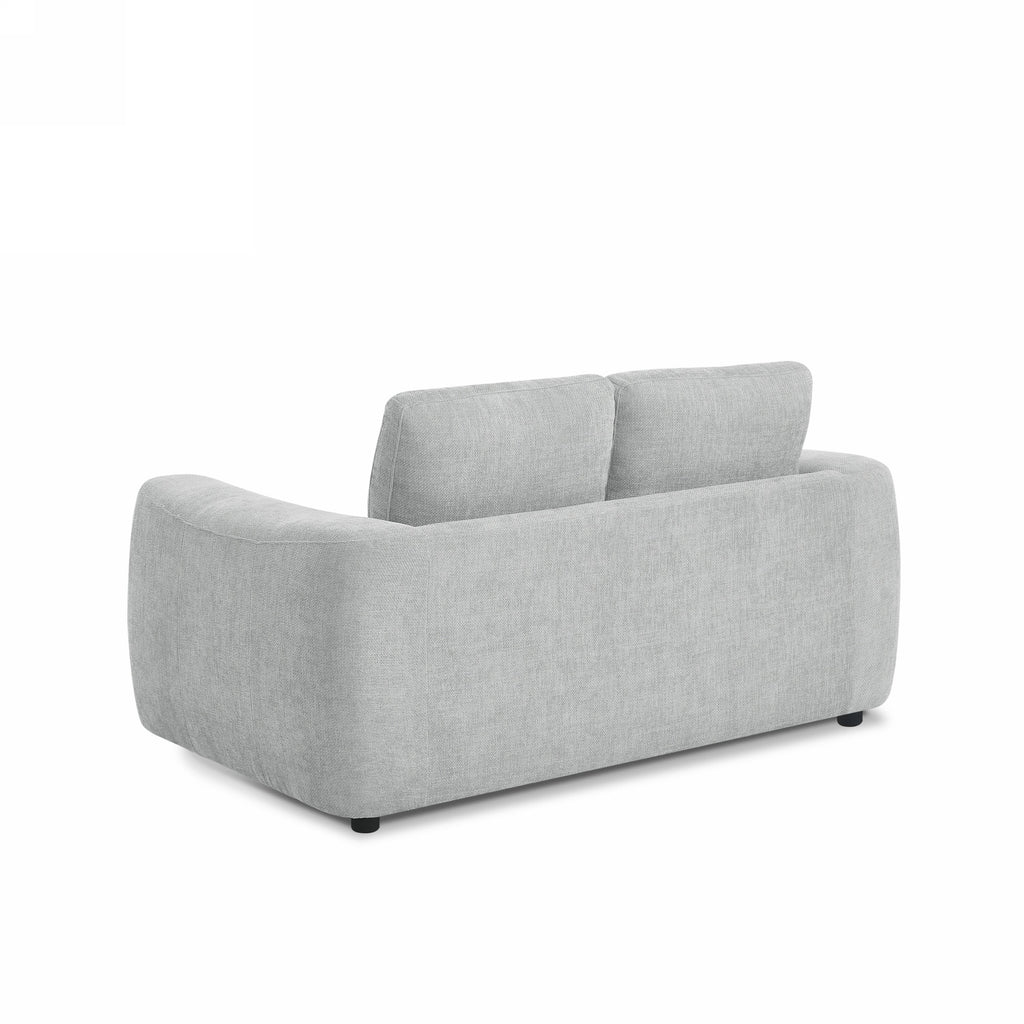 KEREA 61" Chenille Fabric Sofa - Gray