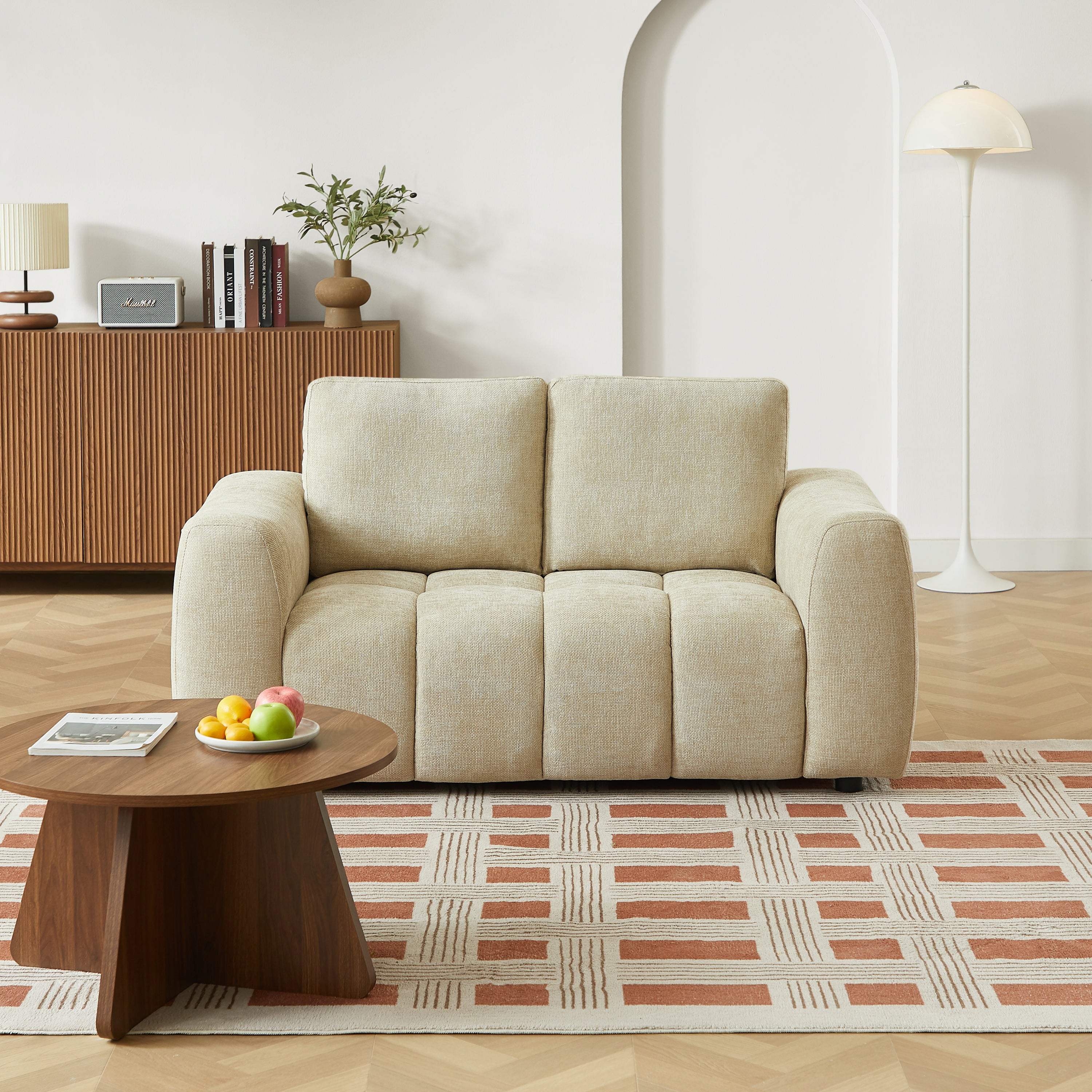 KEREA 3-Seater + 2-Seater Sofa Set – Fabric Living Room Furniture