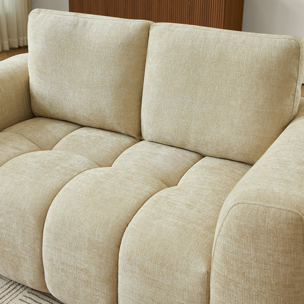 KEREA 3-Seater + 2-Seater Sofa Set – Fabric Living Room Furniture