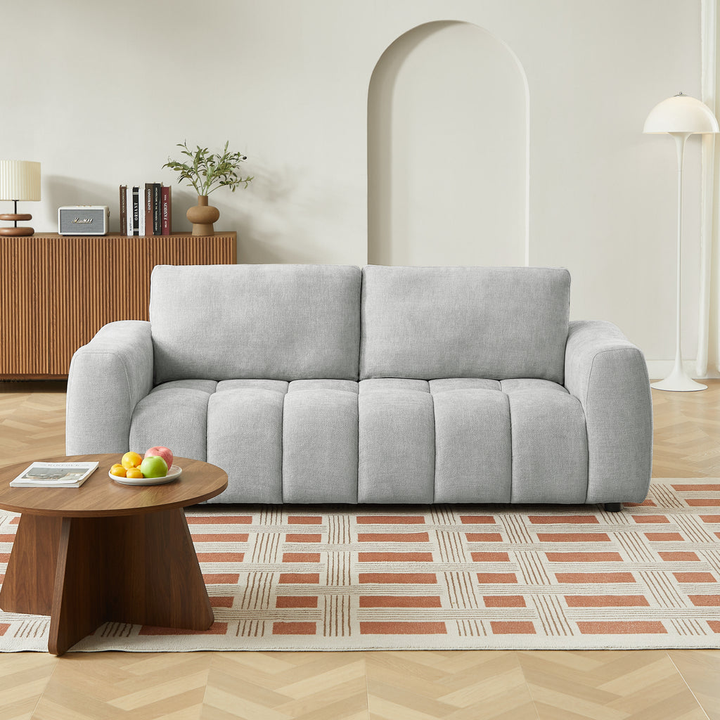 KEREA 3-Seater + 2-Seater Sofa Set – Fabric Living Room Furniture