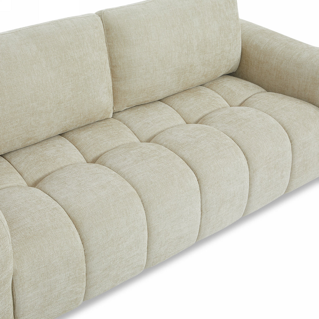 KEREA 3-Seater + 2-Seater Sofa Set – Fabric Living Room Furniture