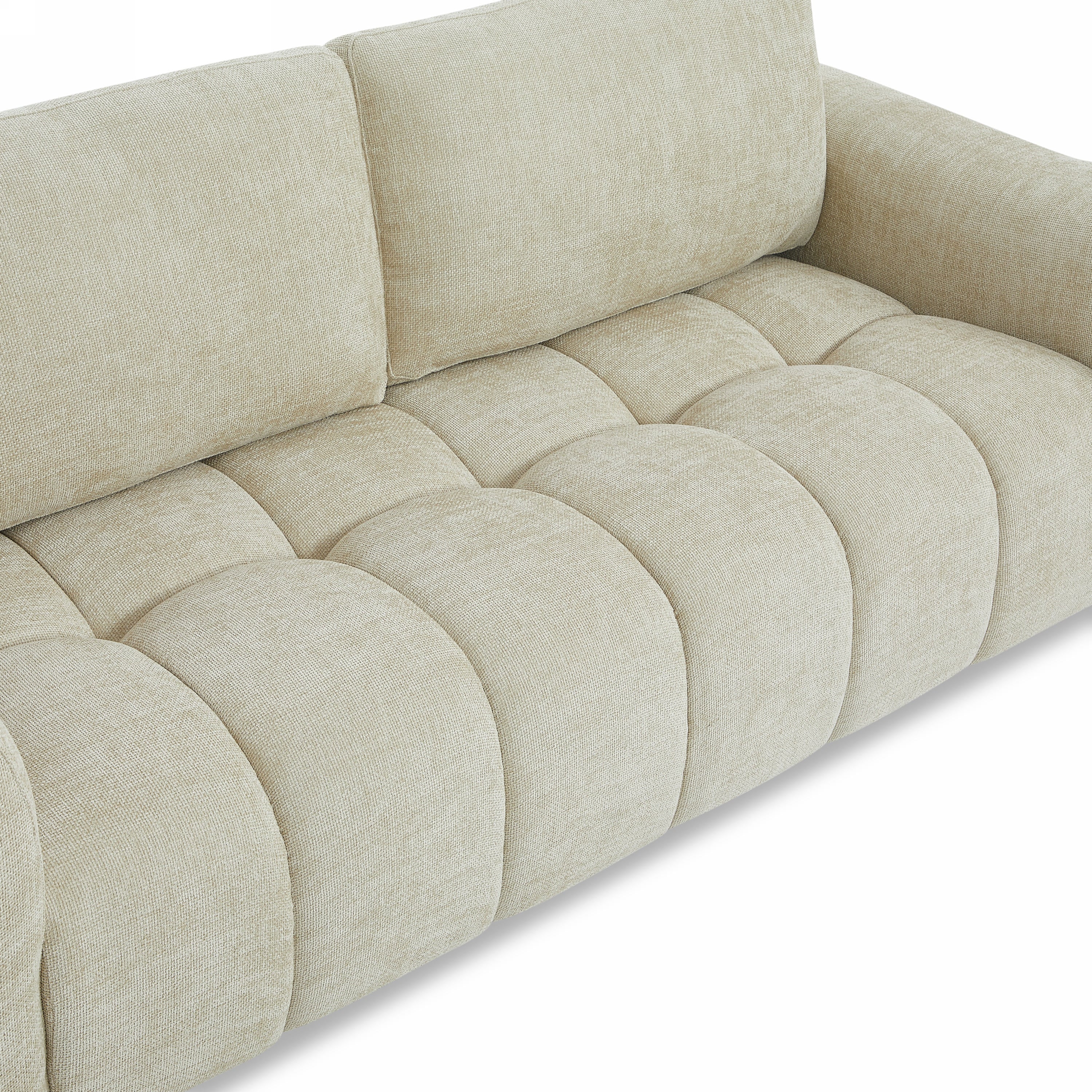 KEREA 3-Seater + 2-Seater Sofa Set – Fabric Living Room Furniture