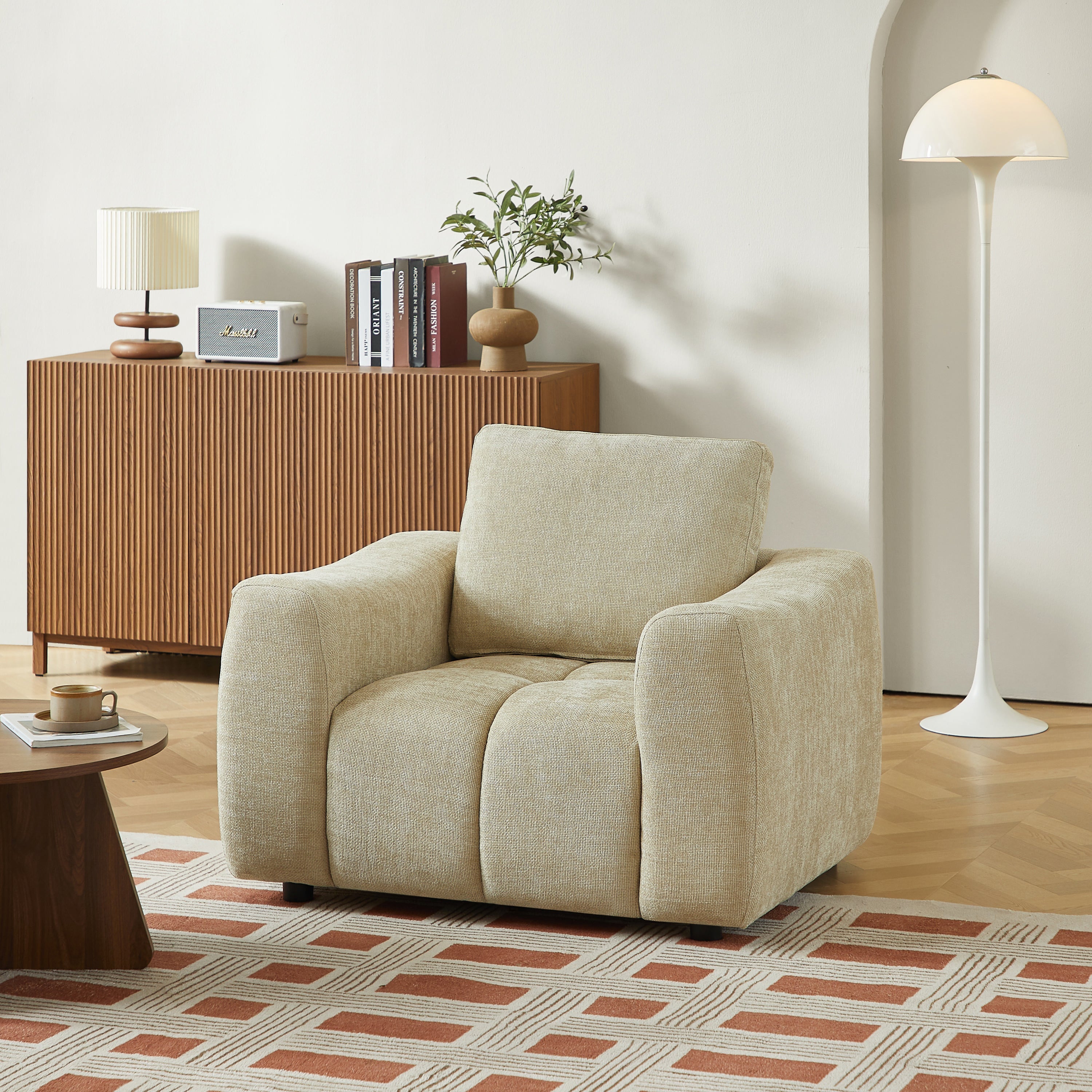 KEREA 42'' Accent Chair – Taupe