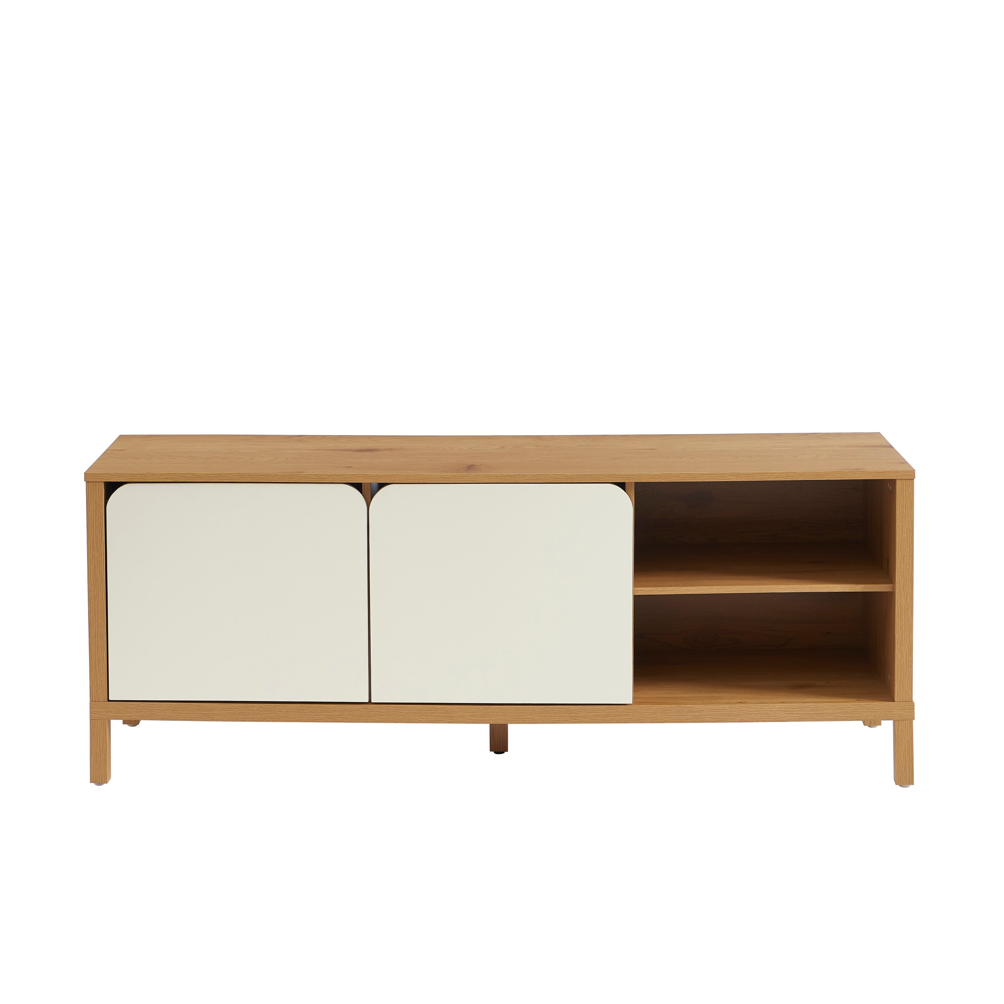 KILDA TV Stand with Storage – White