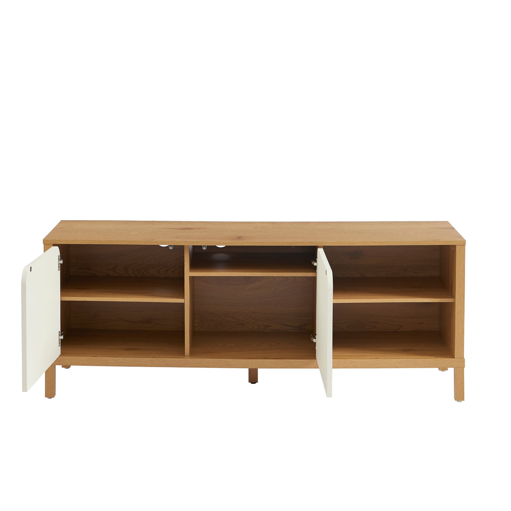 KILDA TV Stand with Storage – White