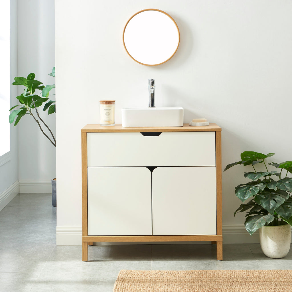 KILDA Under-Sink Bathroom Cabinet – White