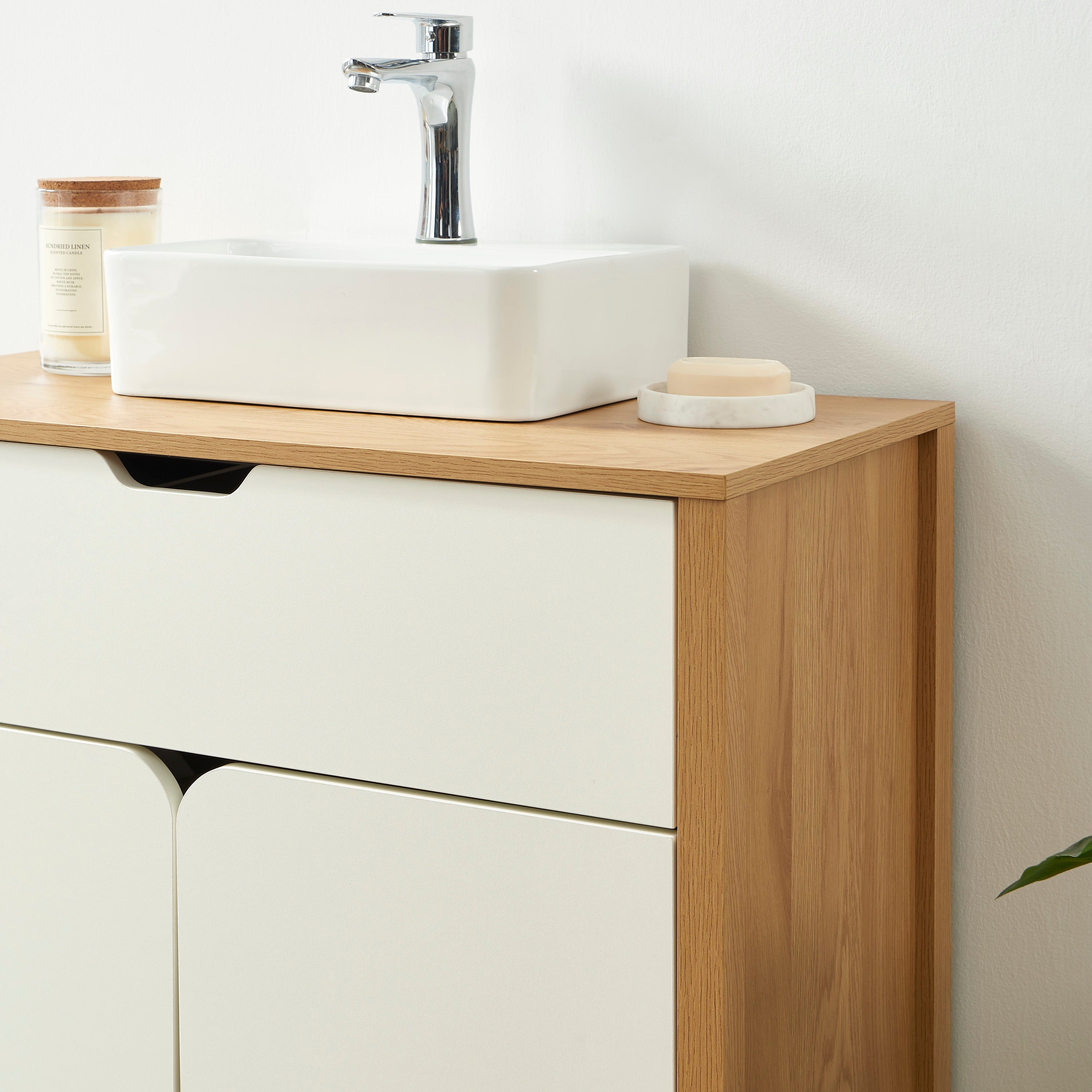 KILDA Under-Sink Bathroom Cabinet – White