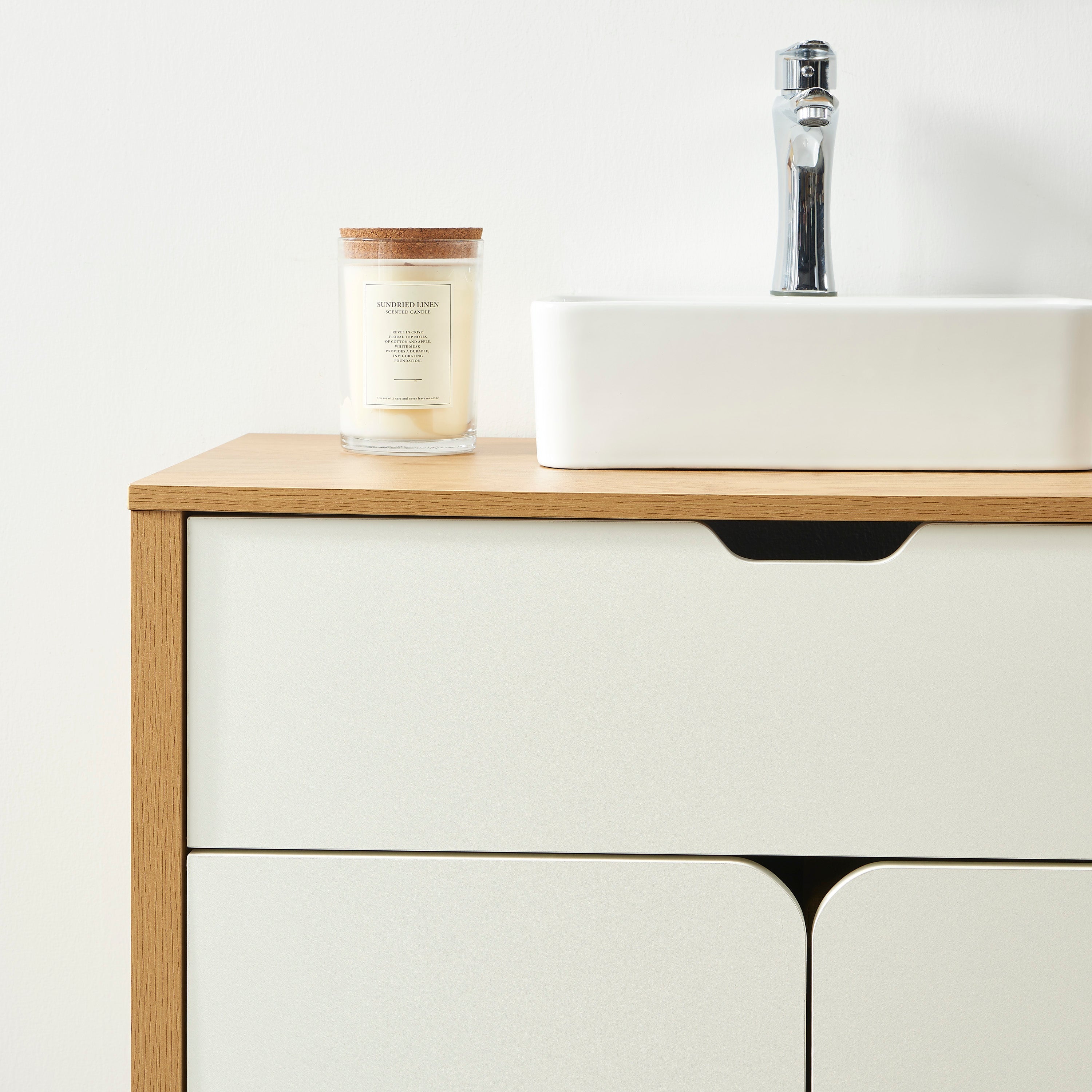 KILDA Under-Sink Bathroom Cabinet – White