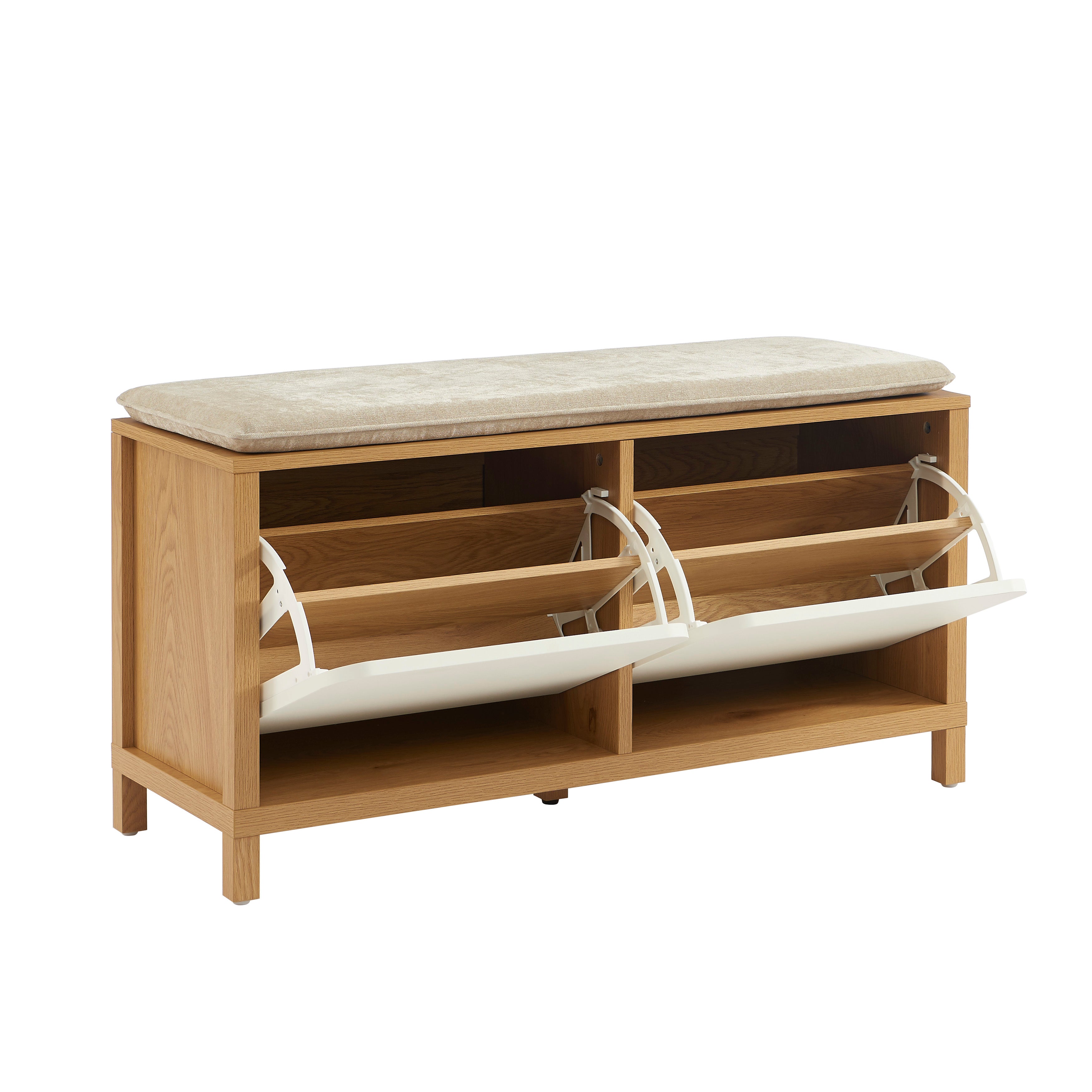 KILDA Large Shoe Cabinet – White