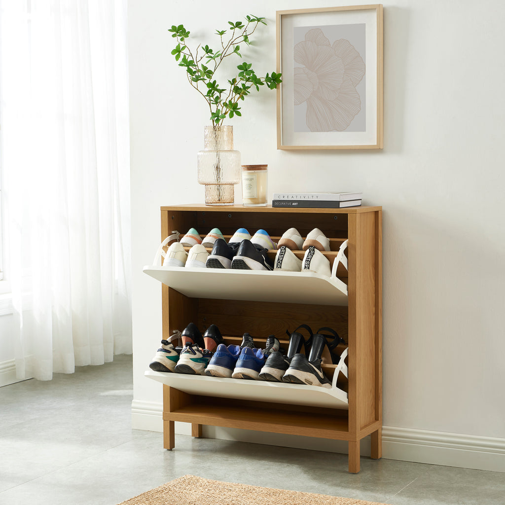 KILDA Shoe Cabinet – White