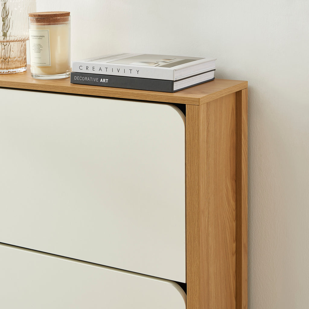 KILDA Shoe Cabinet – White