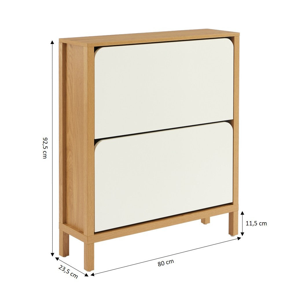 KILDA Shoe Cabinet – White