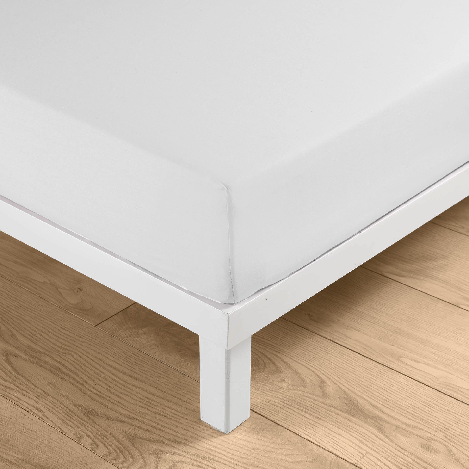 KITO Sage Fitted Sheet 63" x 79" - White