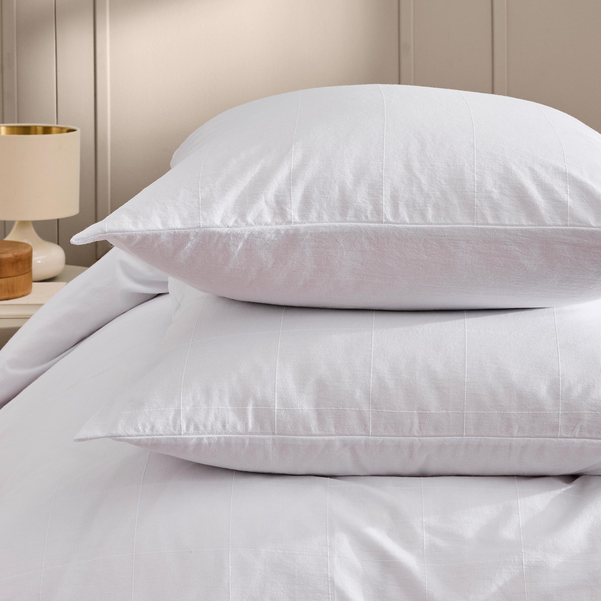 KITO Duvet Cover Set White 94" x 87" - White