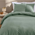 KITO Duvet Cover Set Sage 102" x 94" - Green