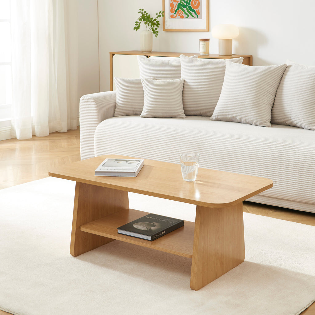 LANGO Solid Wood Coffee Table – Light wood