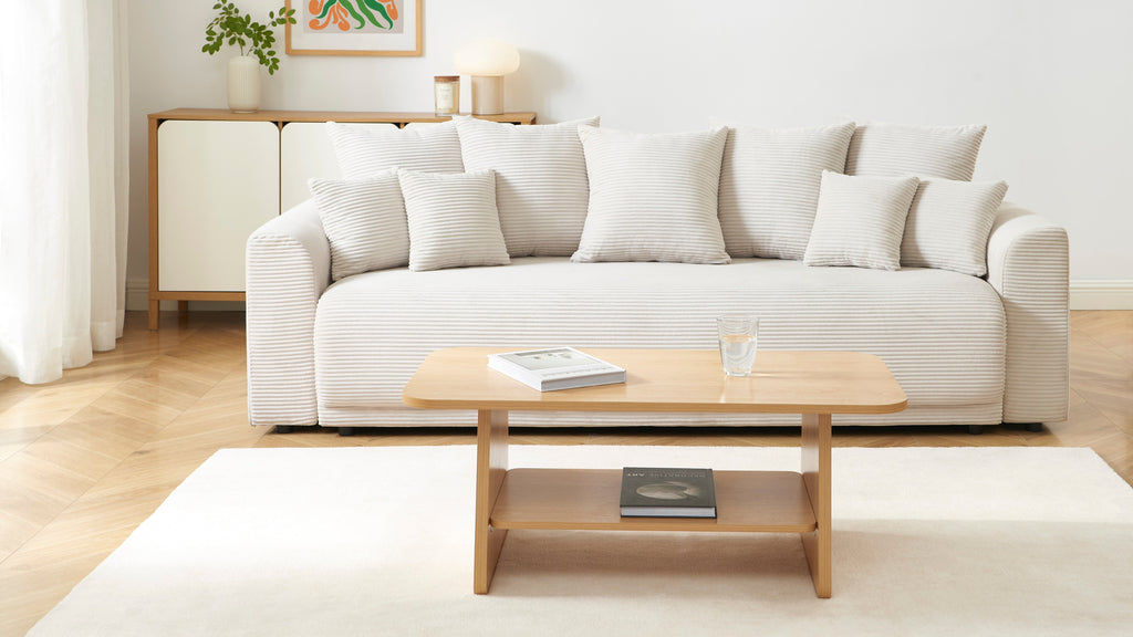 LANGO Solid Wood Coffee Table – Light wood