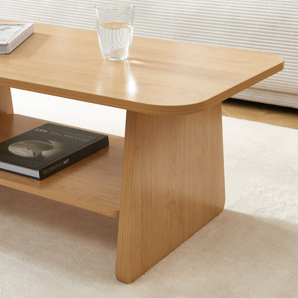 LANGO Solid Wood Coffee Table – Light wood