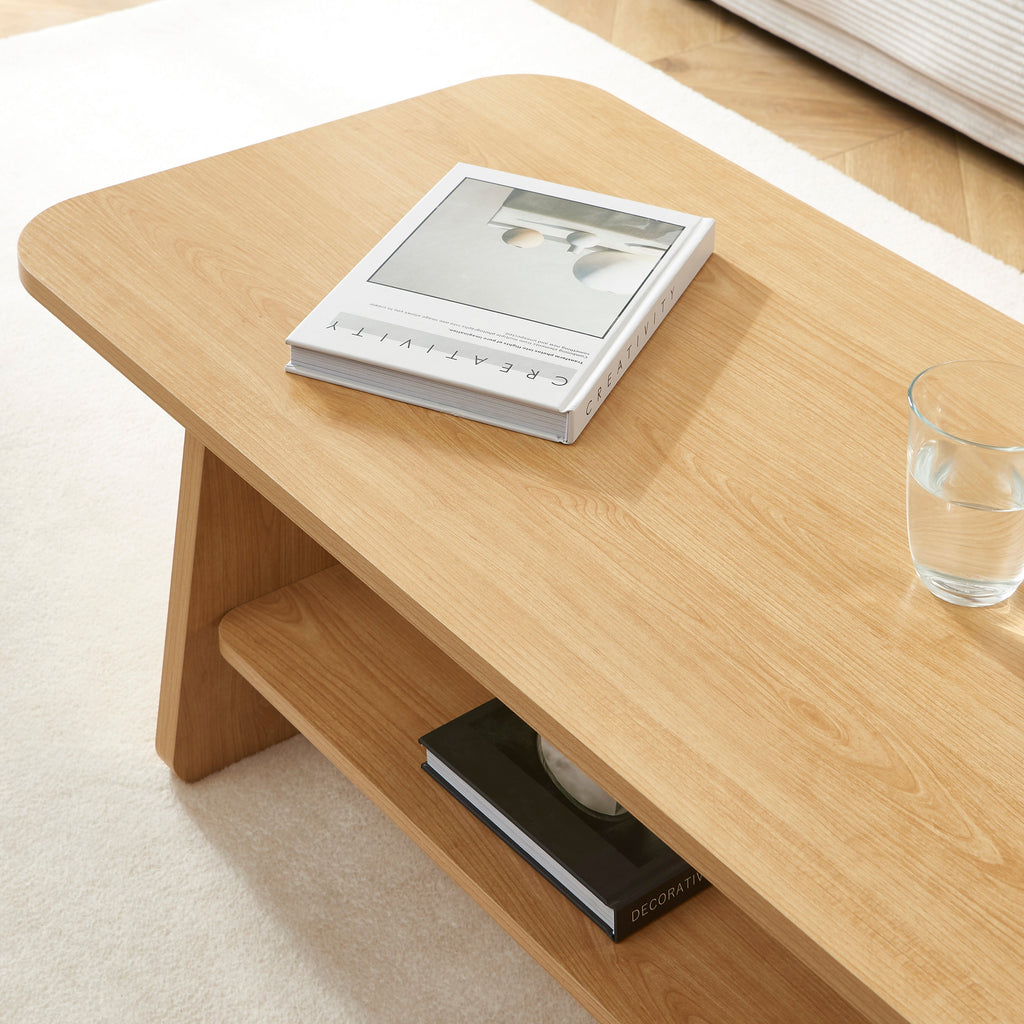 LANGO Solid Wood Coffee Table – Light wood