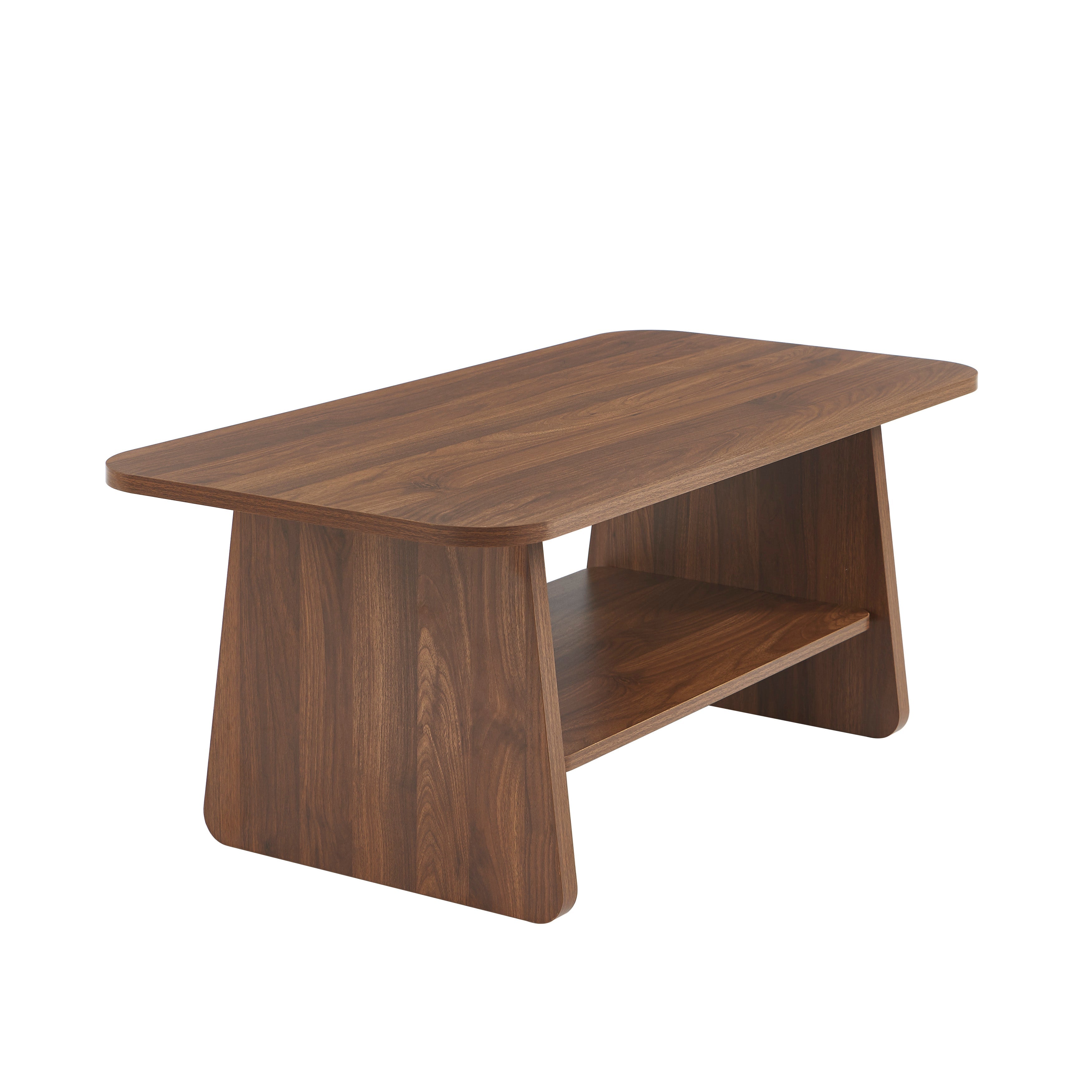 LANGO Solid Wood Coffee Table – Walnut