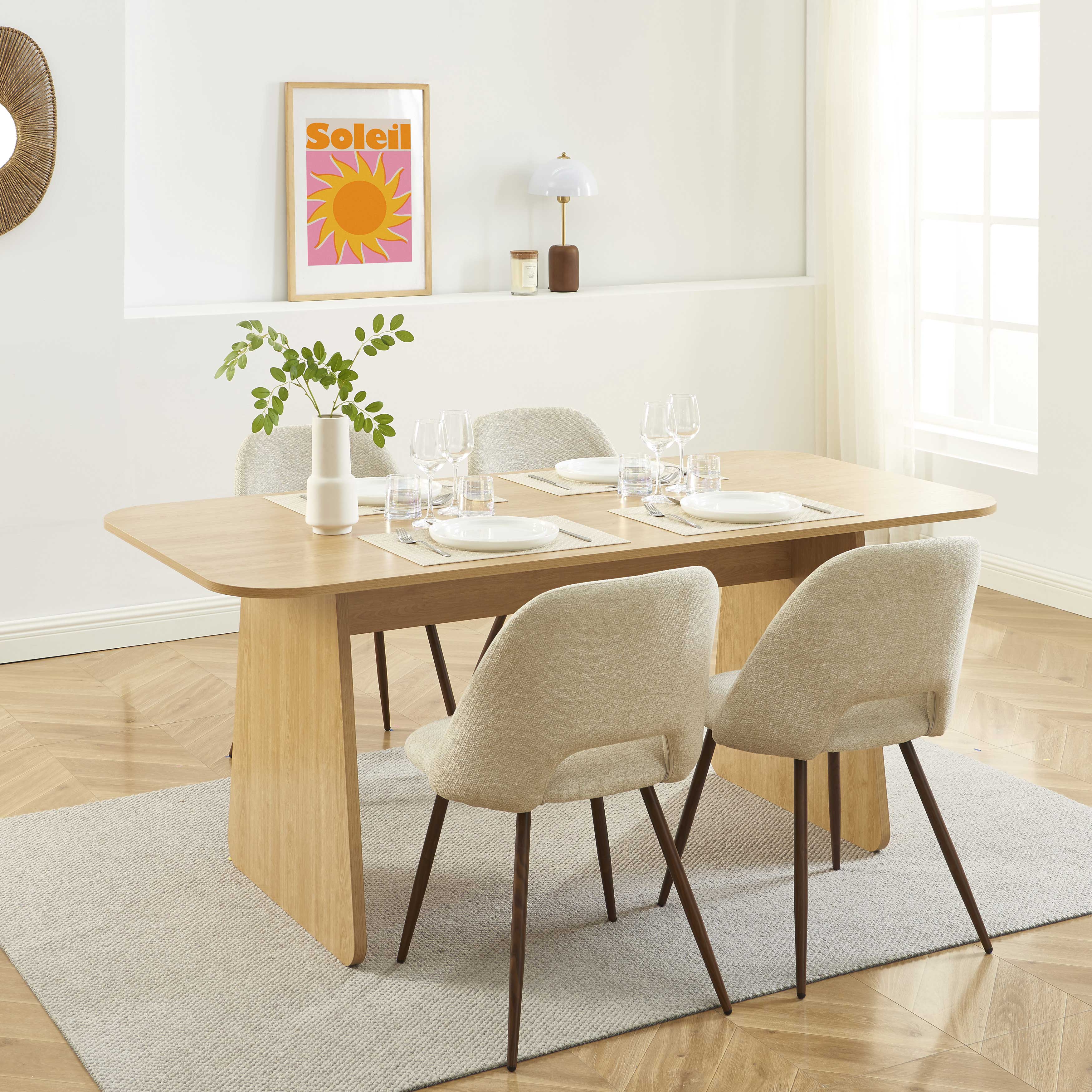 LANGO Solid Wood Dining Table