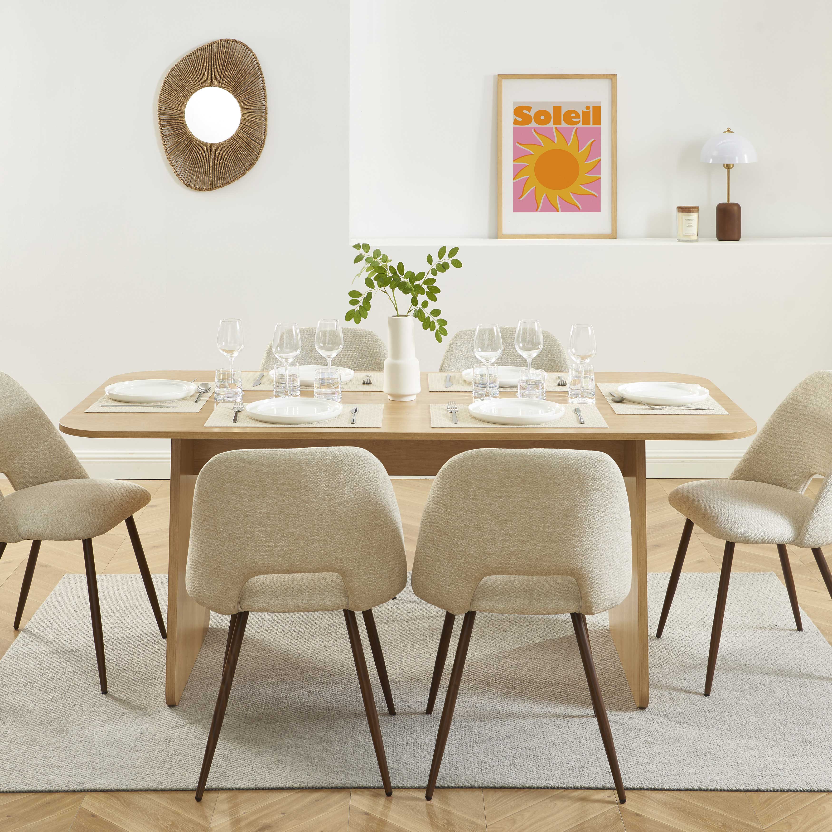 LANGO Solid Wood Dining Table