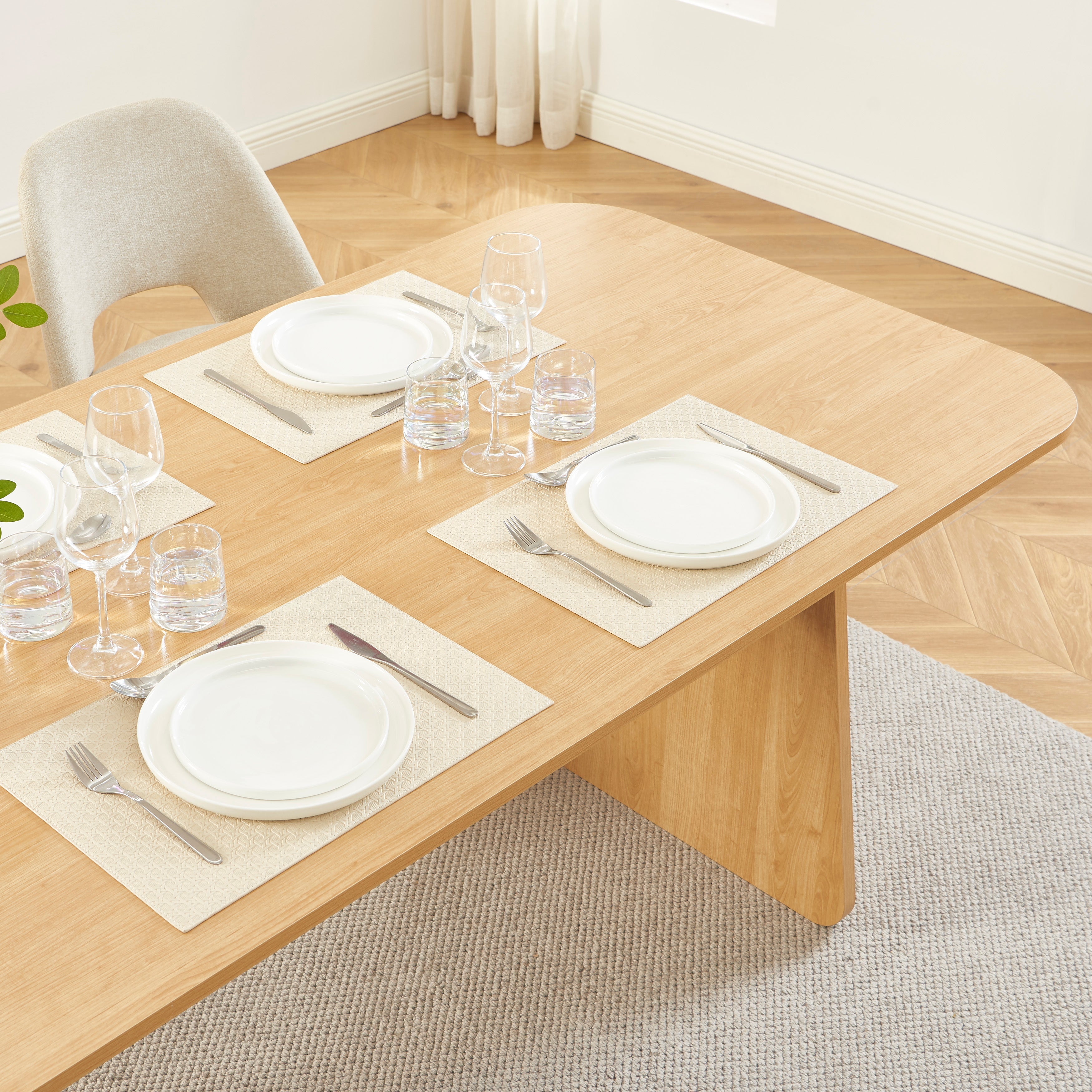 LANGO Solid Wood Dining Table