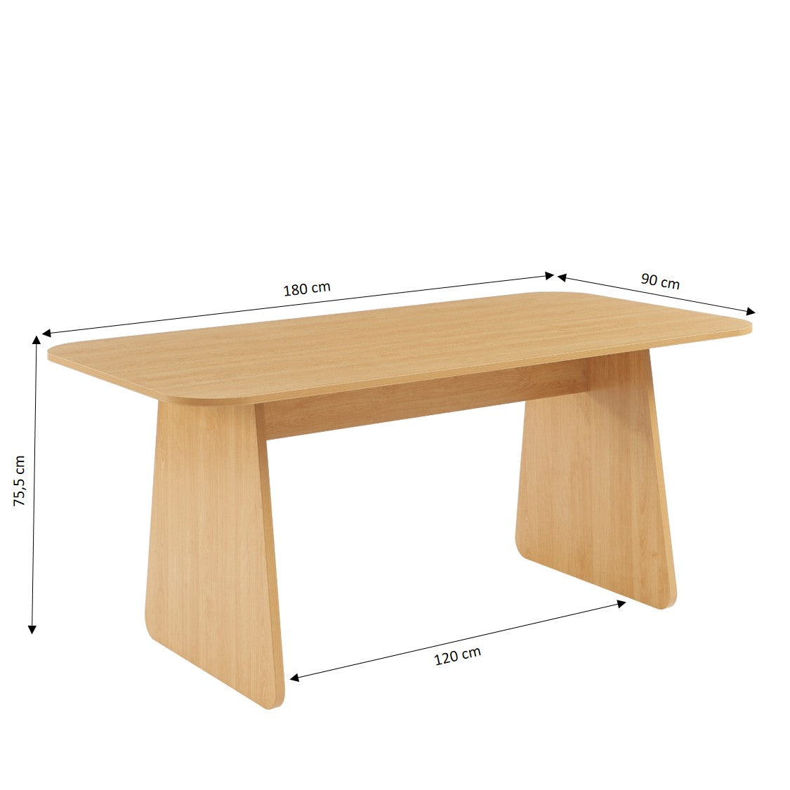 LANGO Solid Wood Dining Table