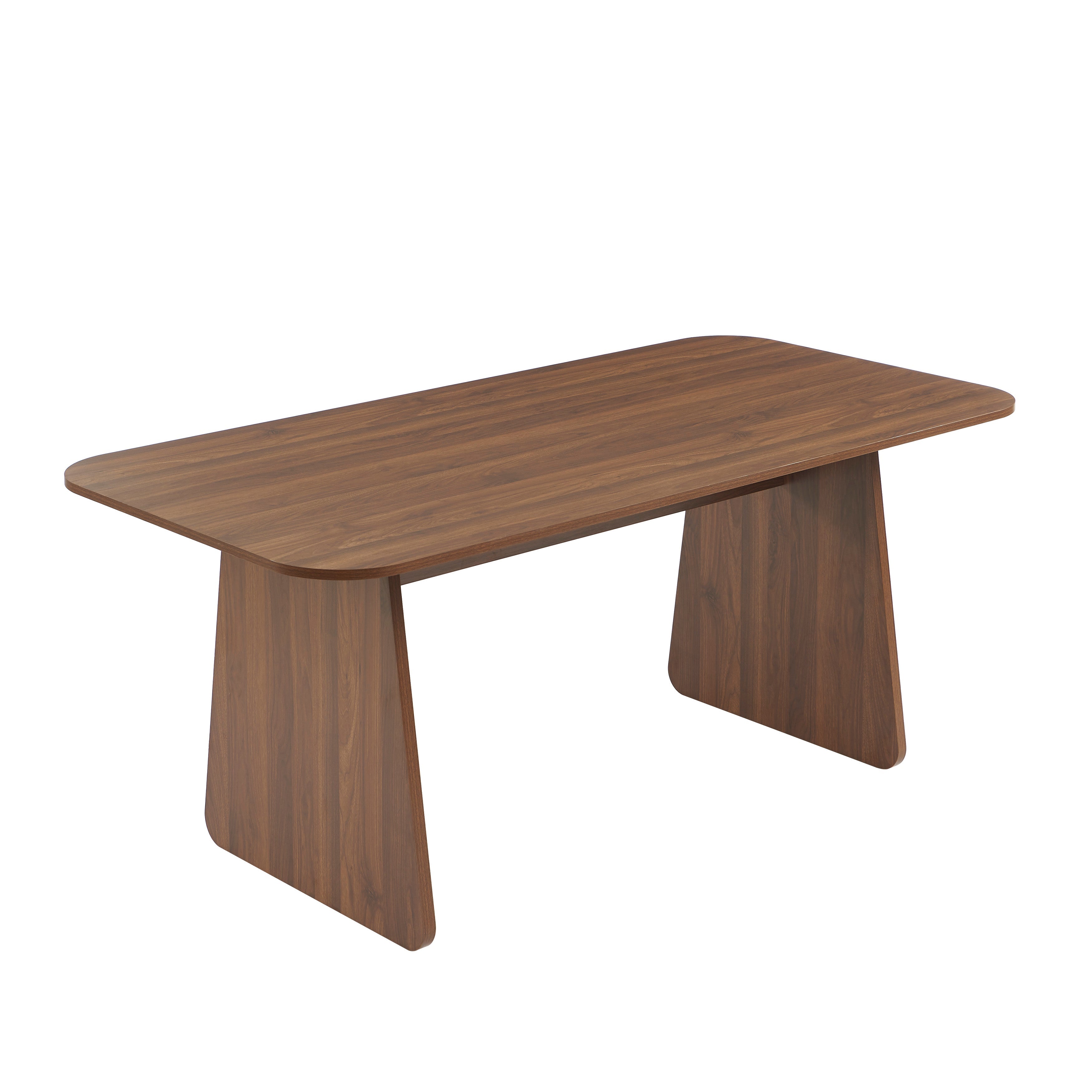 LANGO Solid Wood Dining Table – Walnut