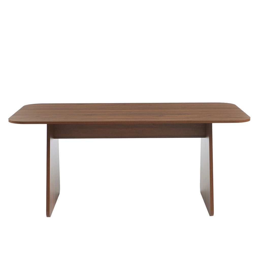 LANGO Solid Wood Dining Table – Walnut